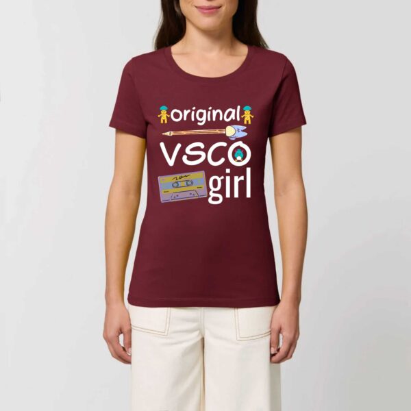 T-shirt Femme 100% Coton BIO - EXPRESSER Original VSCO girl