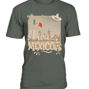 T-Shirt col rond Unisexe Viva Mexico