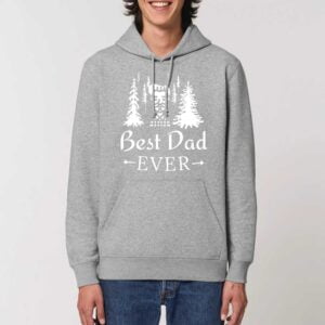 Sweat à capuche BIO Unisexe - DRUMMER : Best dad ever