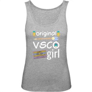 Débardeur Femme 100% Coton BIO Original VSCO girl