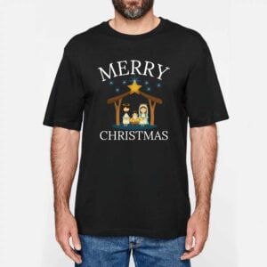 NS301 - T-shirt Urbain Oversize : MERRY CHRISTMAS