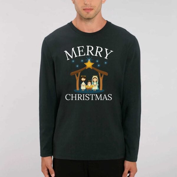 SHUFFLER - T-shirt manches longues : MERRY CHRISTMAS