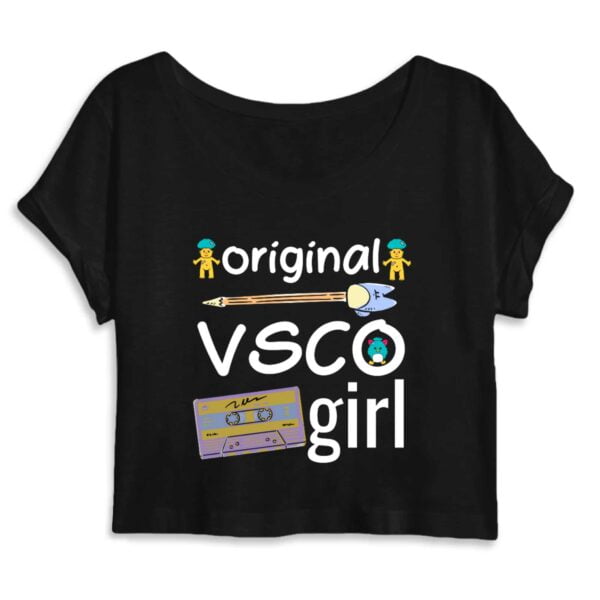 Crop Top Femme 100% Coton BIO - Mantis Original VSCO girl