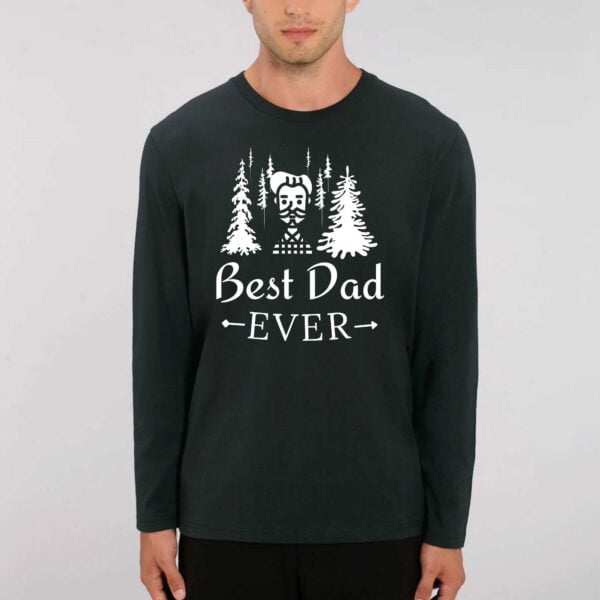 SHUFFLER - T-shirt manches longues : Best dad ever