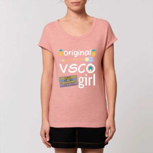 ROUNDER - T-shirt Slub Femme Original VSCO girl