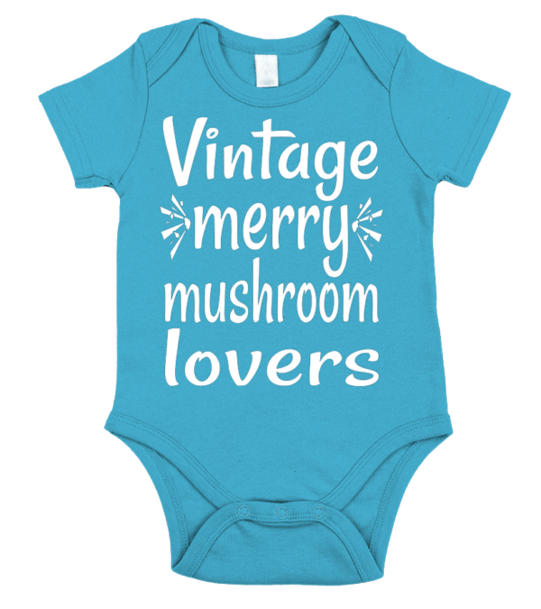 vintage merry mushroom lovers Body Bébé