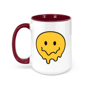 450 ml Mugs bicolores Psychedelic  colors