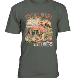 Idée cadeau Amateurs de champignons :T-Shirt col rond Unisexe