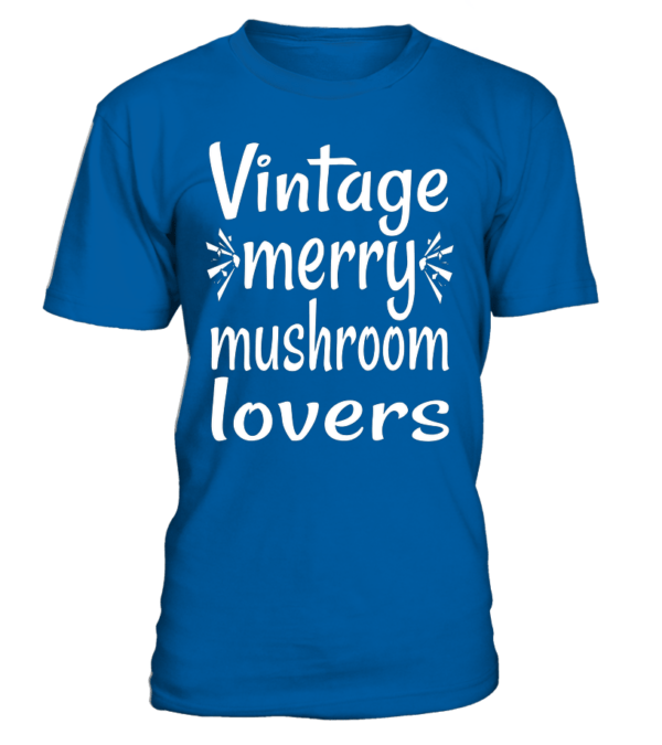 T-Shirt col rond Unisexe : Vintage merry mushroom lovers – Image 21