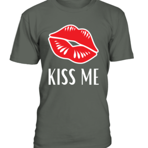 T-Shirt col rond Unisexe Kiss Me