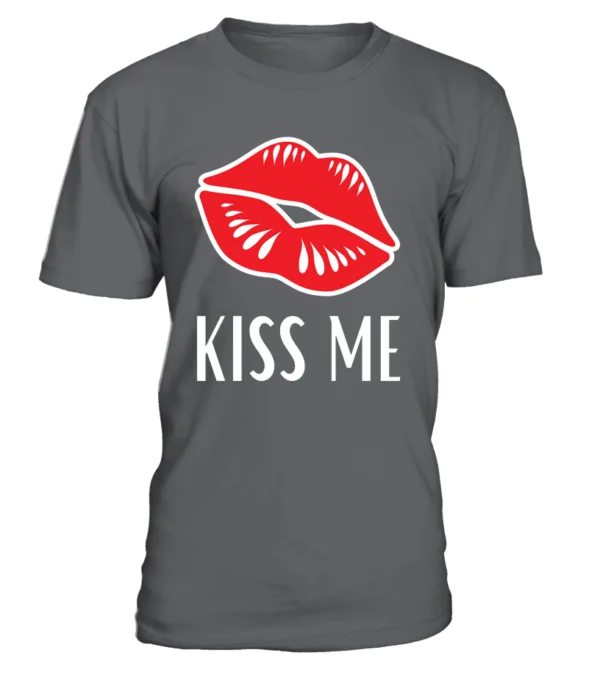 T-Shirt col rond Unisexe Kiss Me – Image 3