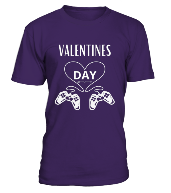 T-Shirt col rond Unisexe Valentines Day – Image 3