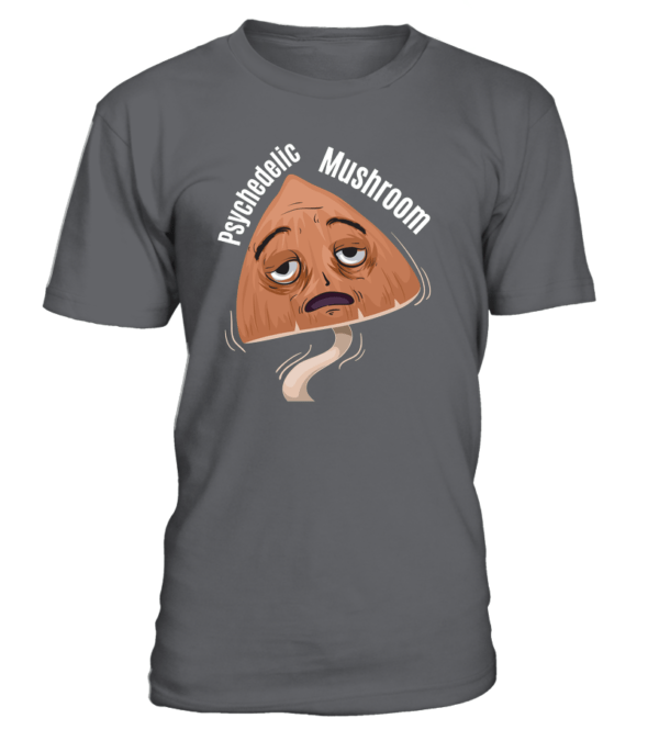 T-Shirt col rond Unisexe Psychedelic mushroom