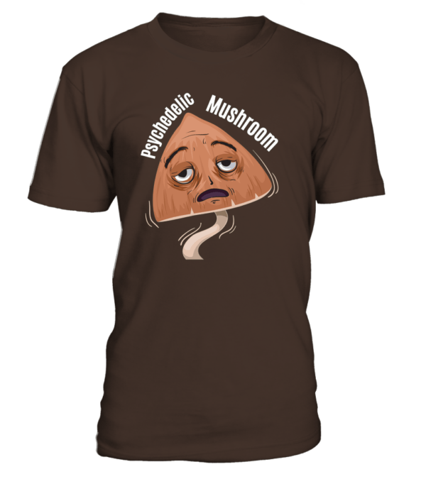 T-Shirt col rond Unisexe Psychedelic mushroom – Image 5