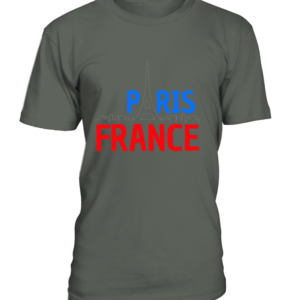 T-Shirt col rond Unisexe Paris France