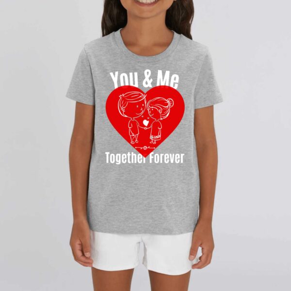 T-shirt Enfant - Coton bio - MINI CREATOR You & Me Together Forever