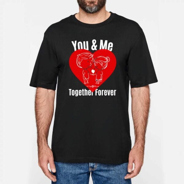 NS301 - T-shirt Urbain Oversize You & Me Together Forever