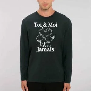 SHUFFLER - T-shirt manches longues Toi & Moi à Jamais