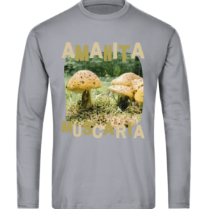 Amanita Muscaria : T-Shirt manches longues Bio Unisexe