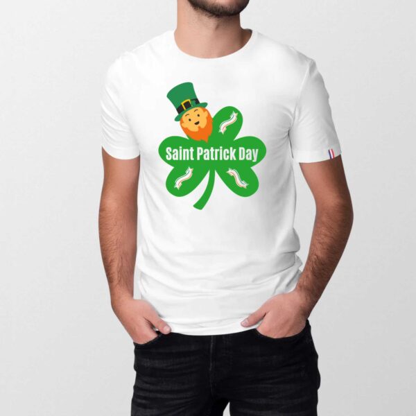 T-shirt Homme Made in France 100% Coton BIO Saint Patrick day