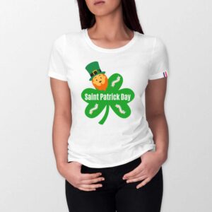 T-shirt Femme Made in France 100% Coton BIO Saint Patrick day