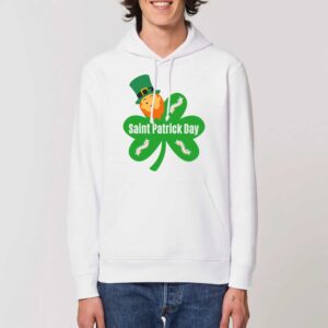 Sweat à capuche BIO Unisexe - DRUMMER Saint Patrick day