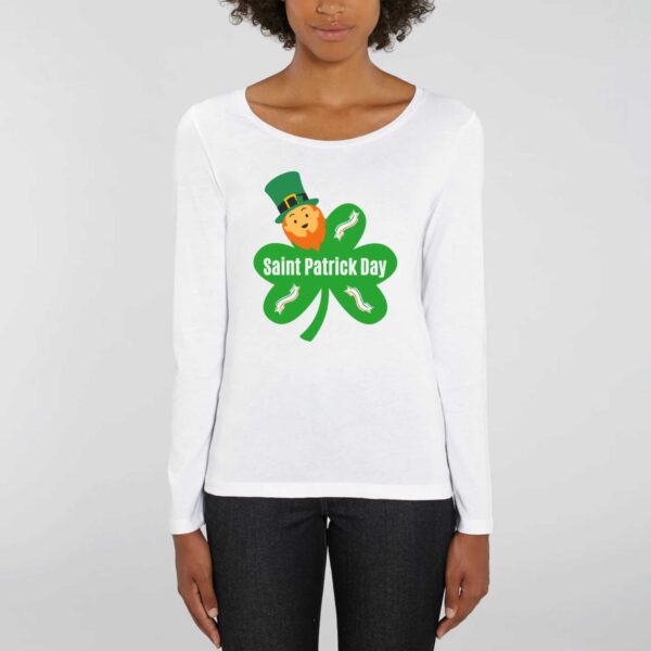 SINGER - T-shirt Femme manches longues Saint Patrick day