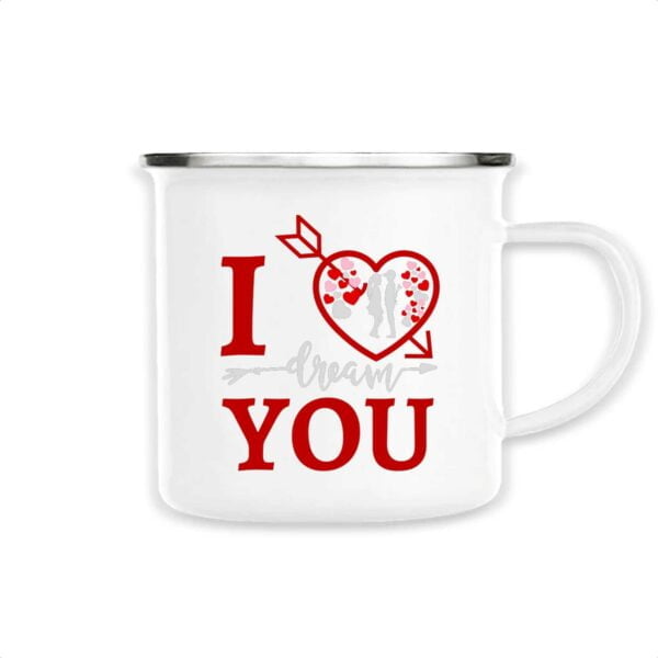 Mug émaillé I LOVE YOU