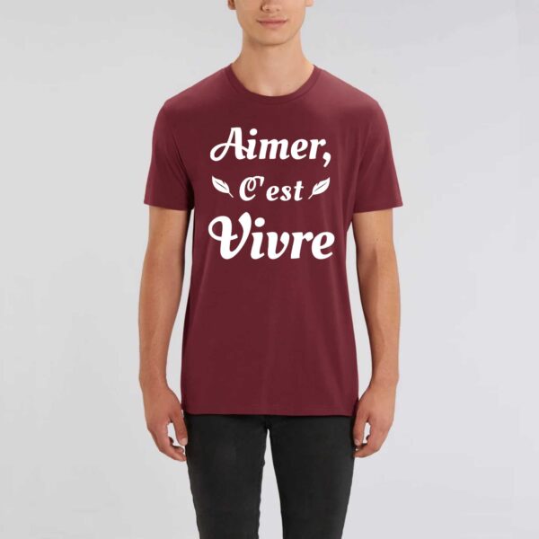 ROCKER - T-shirt Unisexe Aimer, c'est vivre