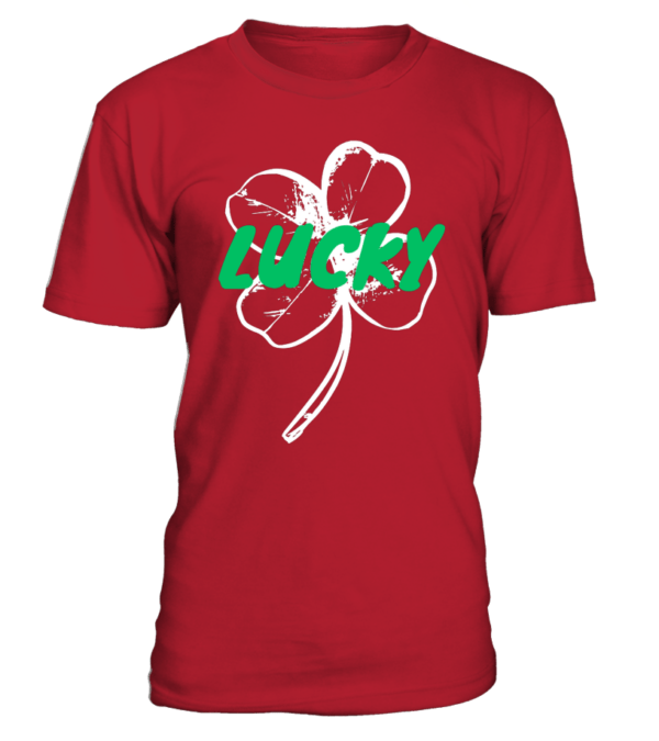 T-shirt col rond unisexe lucky – Image 19