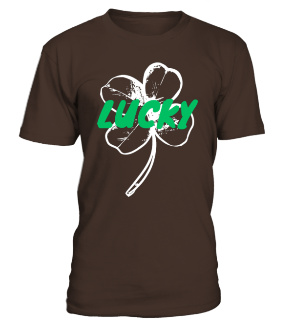 T-shirt col rond unisexe lucky – Image 7