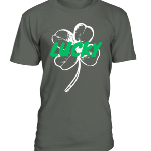 T-shirt col rond unisexe lucky