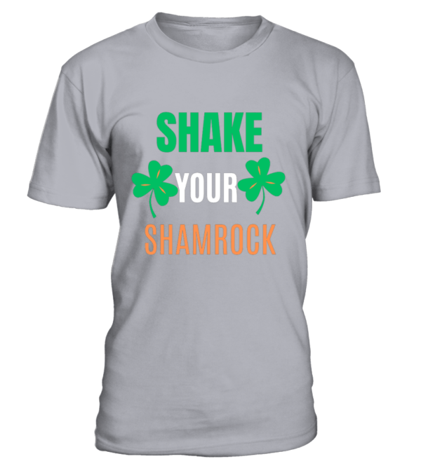 T-Shirt col rond Unisexe Shake your shamrock – Image 5