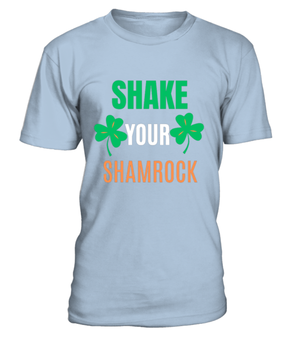 T-Shirt col rond Unisexe Shake your shamrock – Image 7