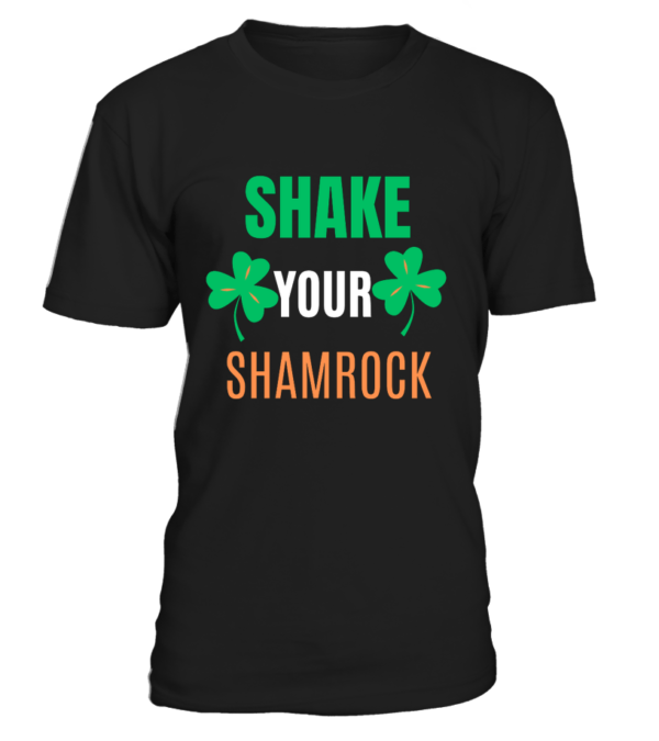 T-Shirt col rond Unisexe Shake your shamrock – Image 15