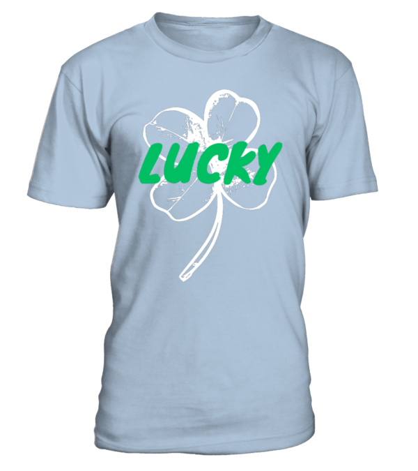 T-shirt col rond unisexe lucky – Image 11