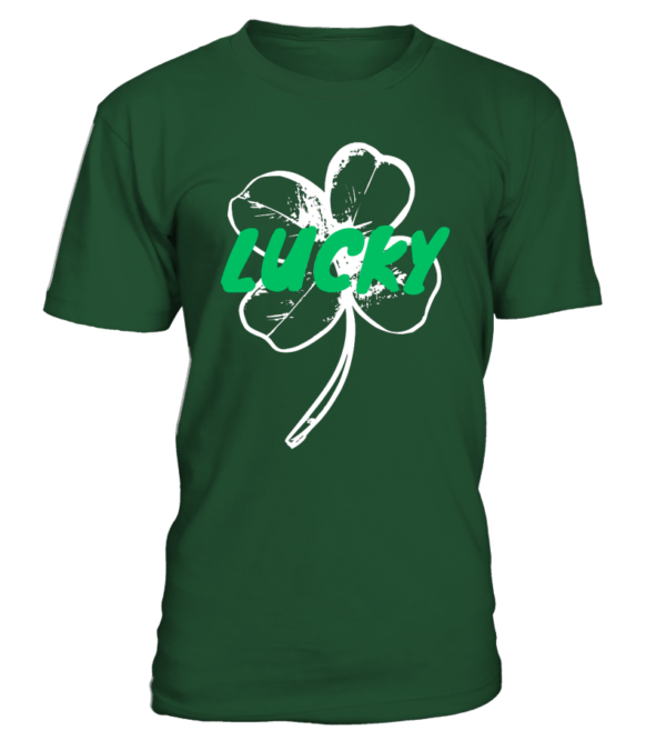 T-shirt col rond unisexe lucky – Image 13