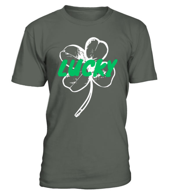 T-shirt col rond unisexe lucky
