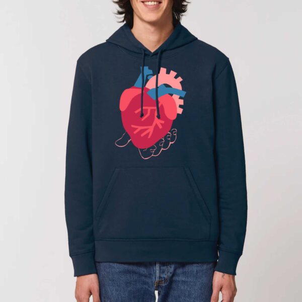 Sweat à capuche BIO Unisexe - DRUMMER idée cadeaux couple