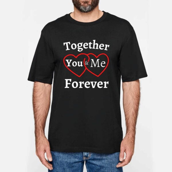 NS301 - T-shirt Urbain Oversize Together You & Me Forever