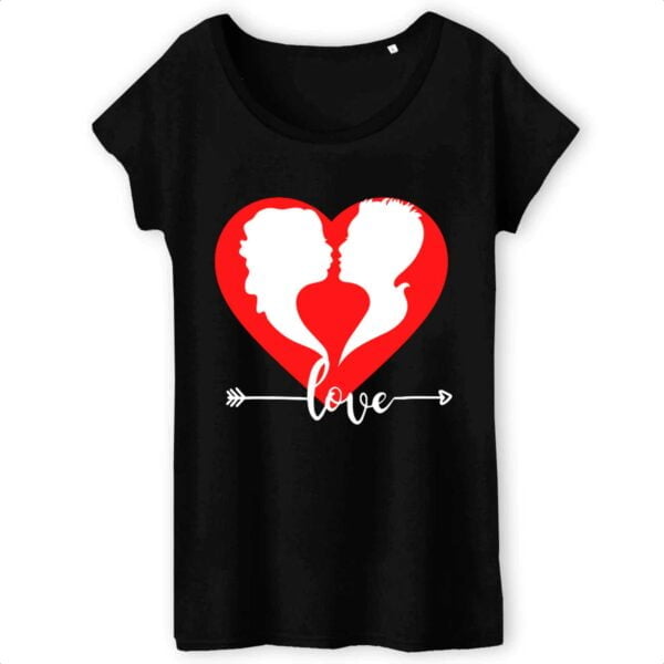 T-shirt Femme 100% Coton BIO - TW043 LOVE
