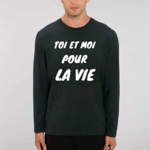 SHUFFLER - T-shirt manches longues Toi et moi pour la vie