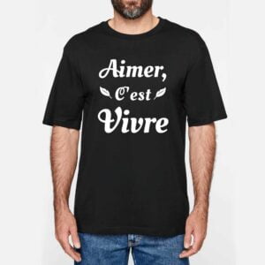 NS301 - T-shirt Urbain Oversize Aimer, c'est vivre