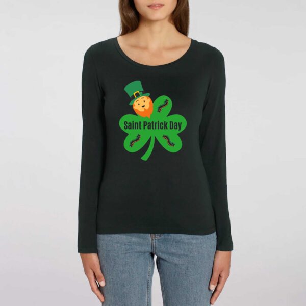 SINGER - T-shirt Femme manches longues Saint Patrick day