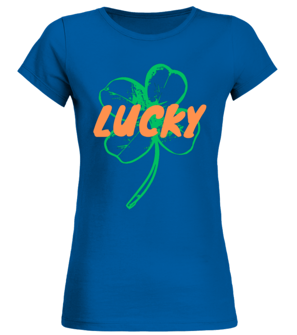 T-shirt col rond bio femme lucky – Image 7