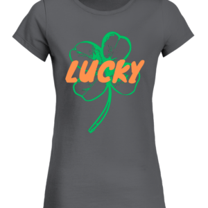 T-shirt col rond bio femme lucky