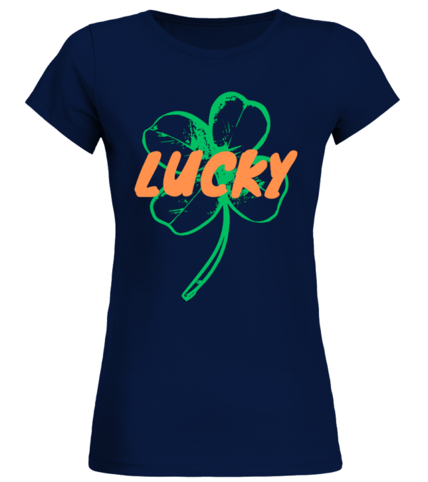 T-shirt col rond bio femme lucky – Image 9