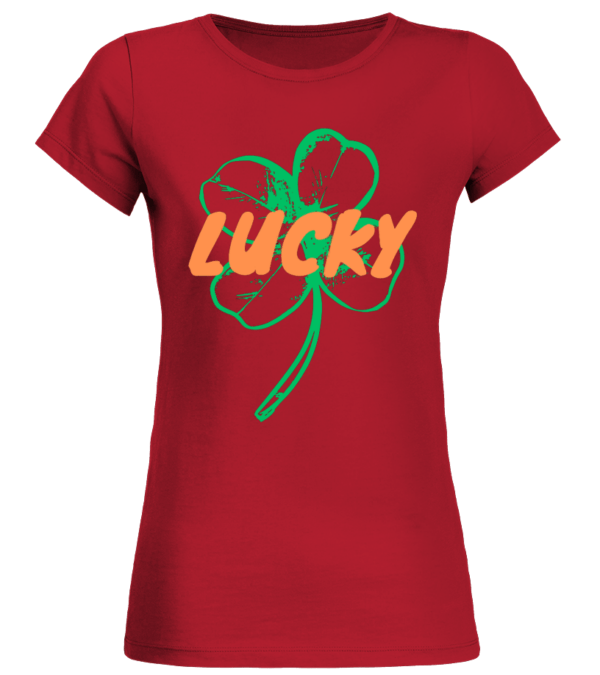 T-shirt col rond bio femme lucky – Image 11