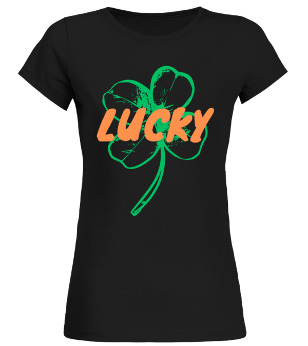 T-shirt col rond bio femme lucky – Image 13