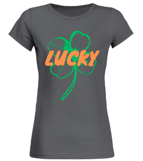 T-shirt col rond bio femme lucky